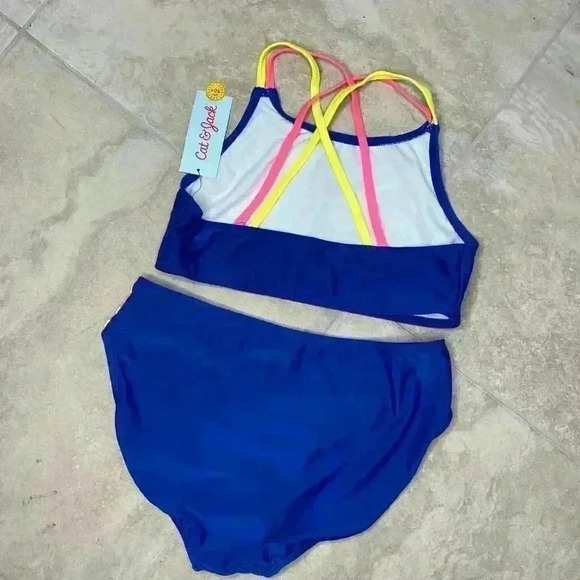 Cat & Jack 2 Piece Aloha Swim XXL 18 - Picture 6 of 6